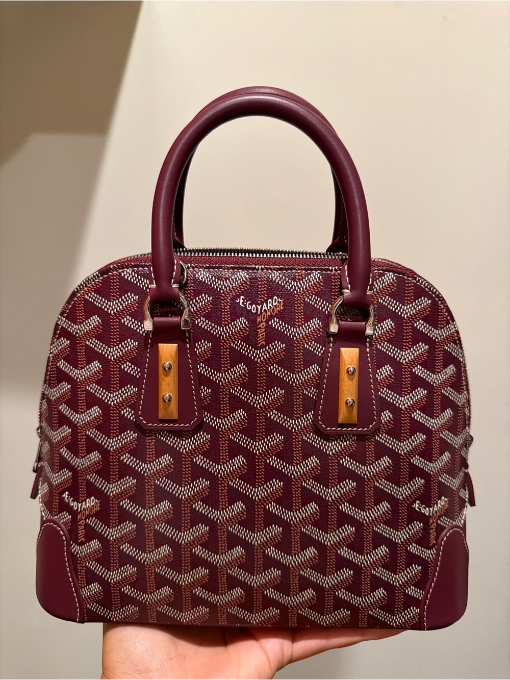 Goyard Burgundy Vendome Mini Bag